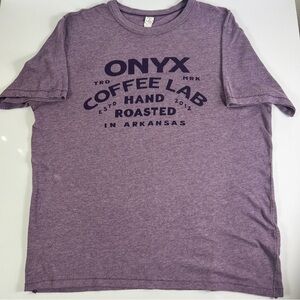 Onyx Coffee Lab Arkansas Med Purple Short Sleeve Crew Neck Soft Tee
